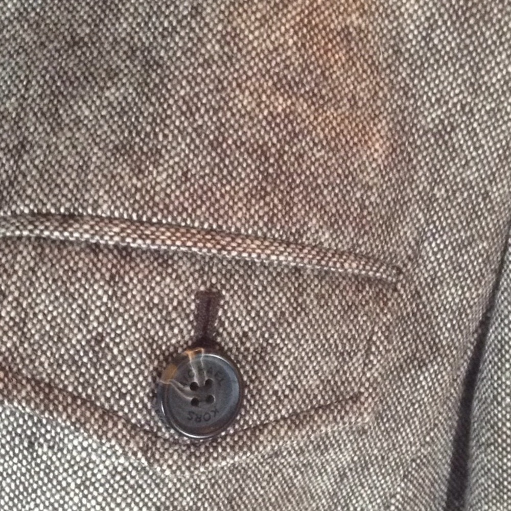 Michael Kors brown tweed jacket - Picture 3 of 7